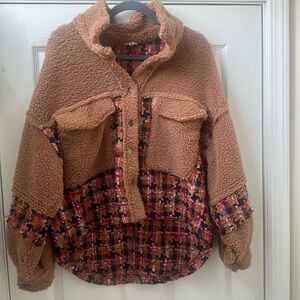 POL Sherpa tweed whacker size small